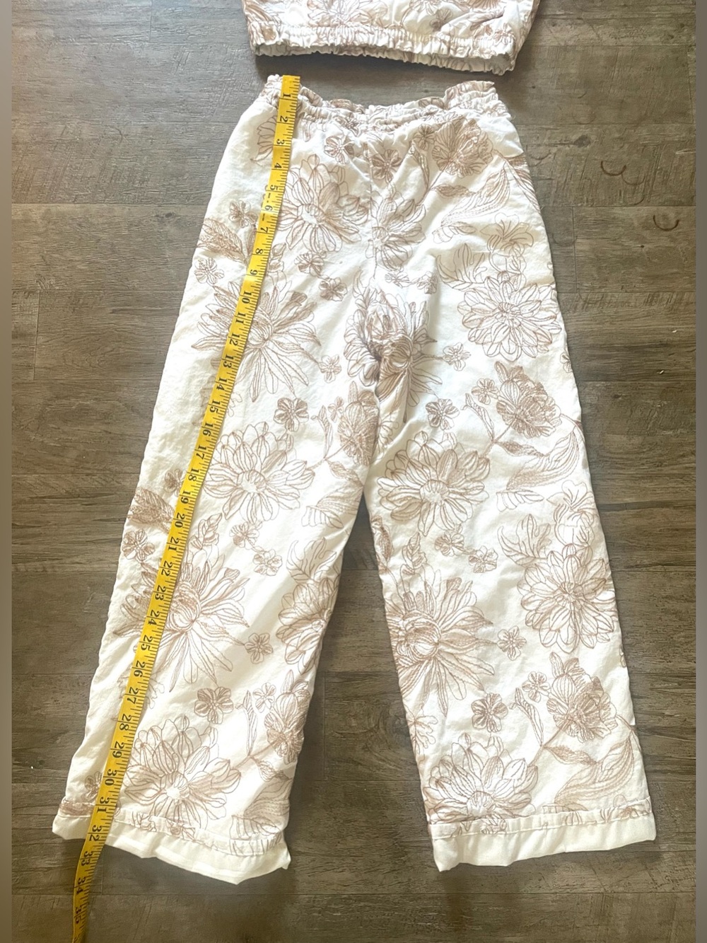 Cupcake & Cashmere 2 Piece Girls Crop Top & Pants Cotton Lined Embroidery Sz 10 - Picture 9 of 9
